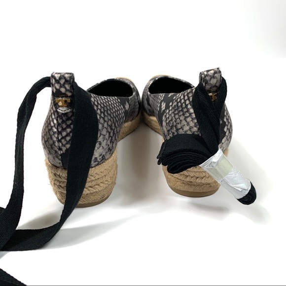 NEW Tory Burch Heather Ankle Wrap Espadrille Wedge - Picture 6 of 8